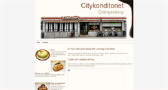 Desktop Screenshot of citykonditoriet.se